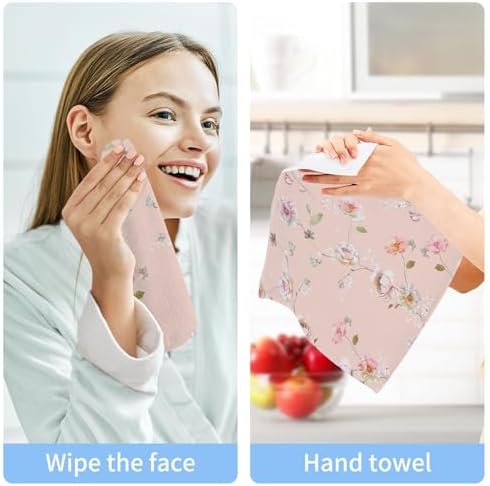 Xigua Beautiful Floral Washcloth Set