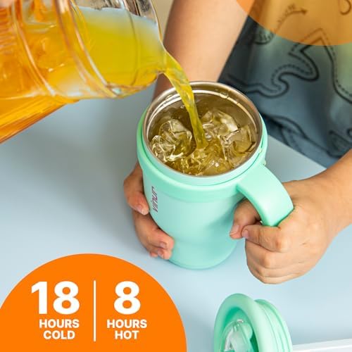 VINUR Kids 14 Oz Tumbler Like a Genius Sipper Tumbler