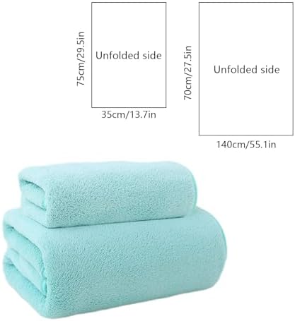 2-Piece bath towel set Easy-to-clean quick-dry soft and durable