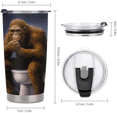 Bigfoot 20oz Insulated Stainless Steel Tumbler with Lid