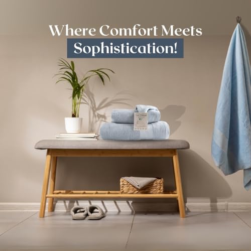 Lux Thread Egyptian Cotton 3-Piece Towel Set - Ultra Soft Durable
