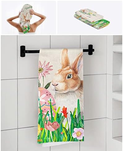 Easter-Themed bath towel set with soft and absorbent towels
