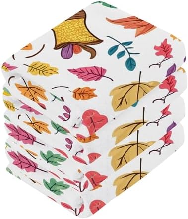 Xigua Autumn Leaves Washcloth Set Ultimate Choice