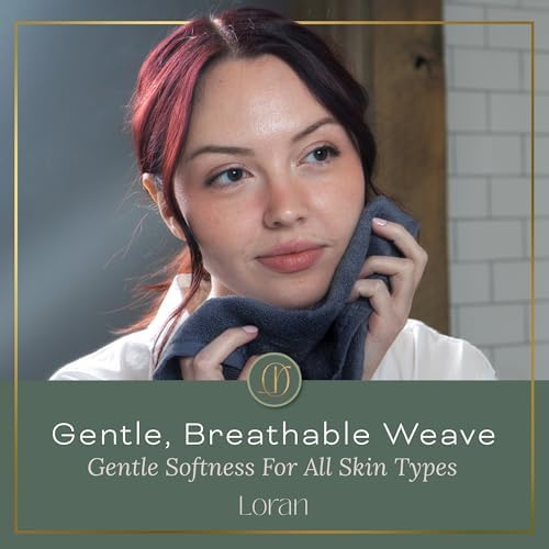 Loran Charcoal Grey Washcloths