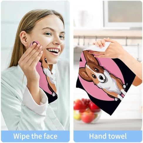 Corgi Dog Washcloth Set