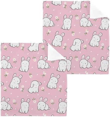 Xigua Cute Rabbit Washcloth Set