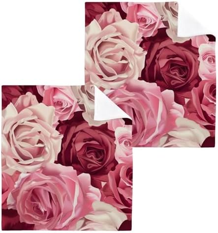 High-Quality Rose Washcloth Reusable 12x12 Towels for Baby Travel