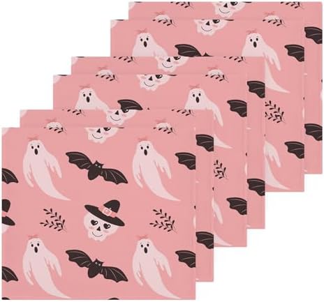Xigua Halloween Boo Washcloths Set of 2 12x12 Inch
