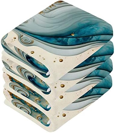 Premium 12-inch Cotton Washcloths - Soft Quick-Dry for Travel