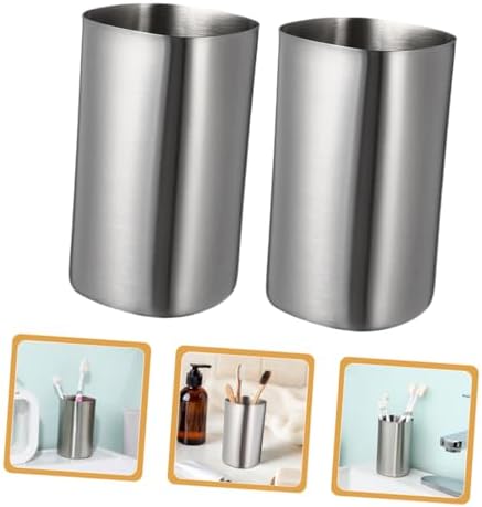 Sturdy Stainless Steel Pint Cups Stackable Metal Cups for Coffee Drinks