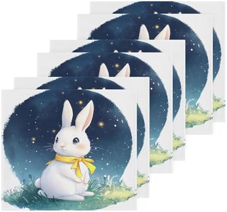 Xigua Cartoon Rabbit Washcloth Set - Fast Drying Portable and Durable
