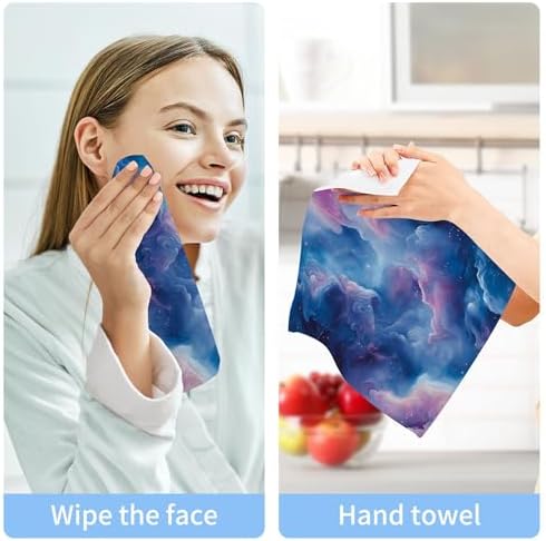 Vibrant Nebulae Washcloth Set