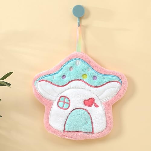 Cute Mushroom Kitchen Towel Absorbent Quick-Drying