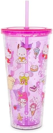 Hello Kitty Confetti Tumbler Reusable Carnival Cup