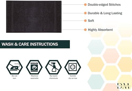 Premium 18-Piece Dark Grey Towel Set for Complete Bath Experience
