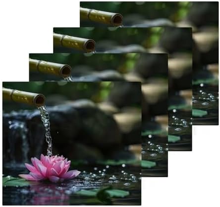 YETTASBIN Zen Basalt Garden Washcloths 2 Pack
