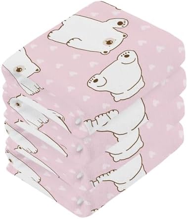 Perfect Multi-Purpose Cartoon Bear Washcloths Face Hand Body Multi-Pack