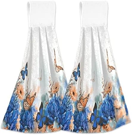 Our Little Farm Butterflies Hand Towels