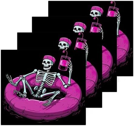 Skeleton Washcloths - Soft Absorbent Reusable Face Towels