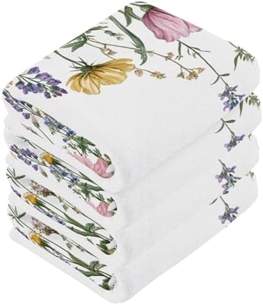 Xigua Wildflower Washcloth Set 12x12 2-12 Pack