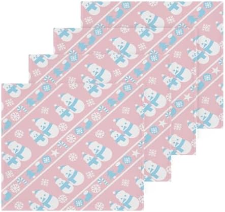 Xigua Christmas Snowman Washcloth Set