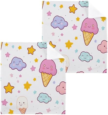New Xigua Ice Cream Washcloth Set 2-12Pack