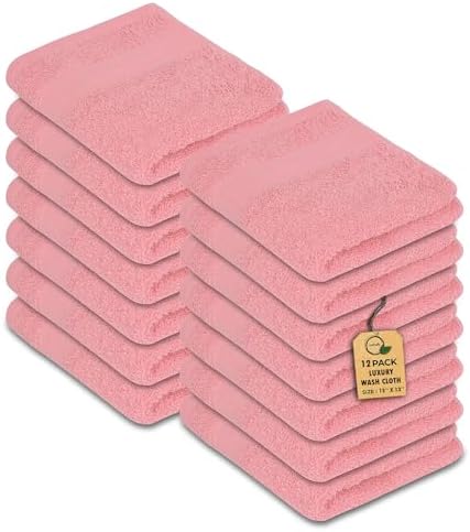 Convenience and Luxury in Every Wash Softolle Premium 13x13 Wash Cloths