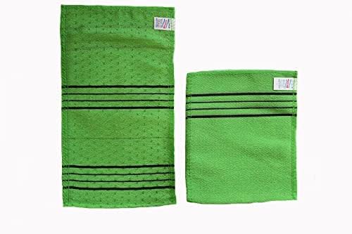 Korean IToweluoAsian Exfoliating Bath Washcloth Towel Large Set