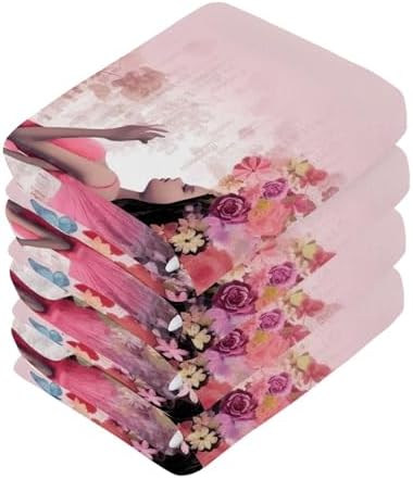 Yettasbin Soft Reusable Wash Cloths for Faces Hands 2-Pack