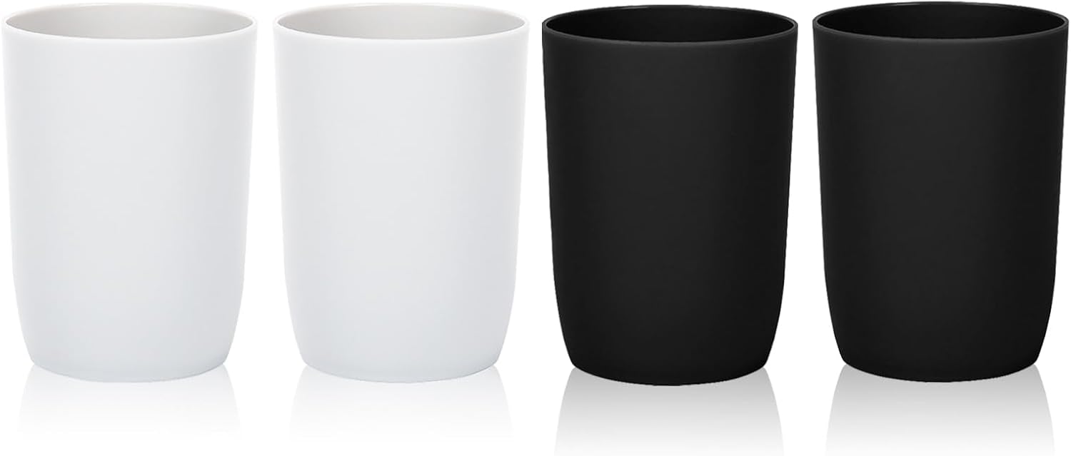 Topsky 4 Piece Bathroom Tumbler Set for Home Use