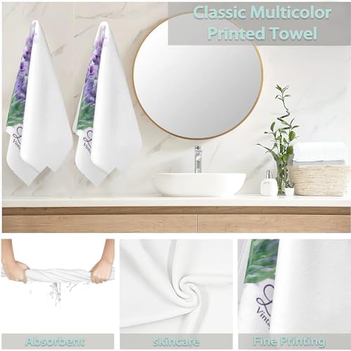 2-Pack Decorative Microfiber Hand Towels