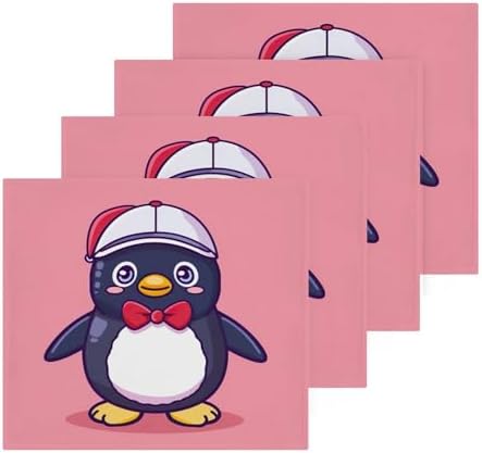 Soft Absorbent Penguin Washcloth Set for Babies and Adults