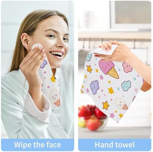 New Xigua Ice Cream Washcloth Set 2-12Pack
