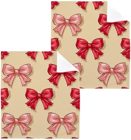 Perfect-Sized Red Pink Washcloth Set for Babies Kids