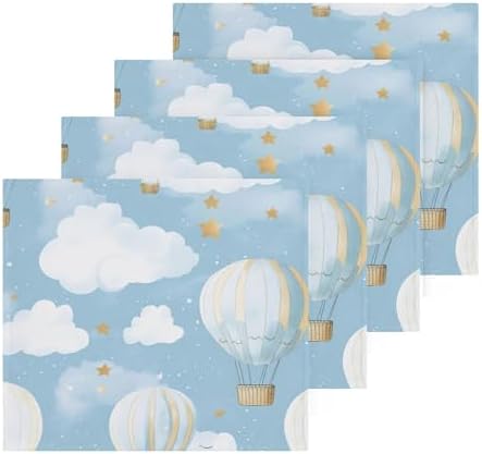 Hot Air Balloon Washcloths