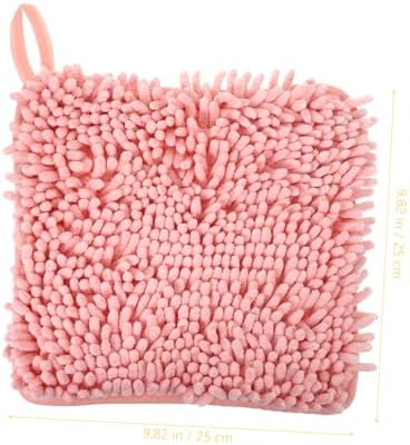 ABOOFAN Hanging Chenille Hand Towel with Lanyard