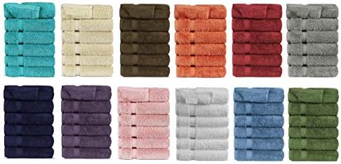 FTB Classic Washcloth Set 6 Piece 6 Washcloths Gray