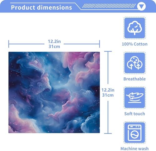 Vibrant Nebulae Washcloth Set