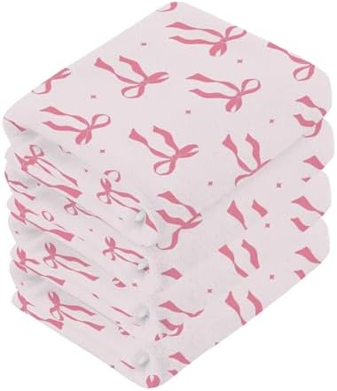 Fast-Drying Eco-Friendly 12x12 Washcloth Set for Home Bathroom More