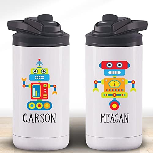 Personalized Robot Tumbler for Kids
