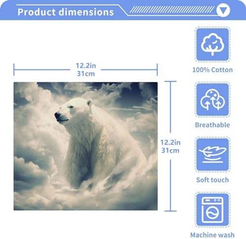 YettasbinPolar Bear Washcloth Set