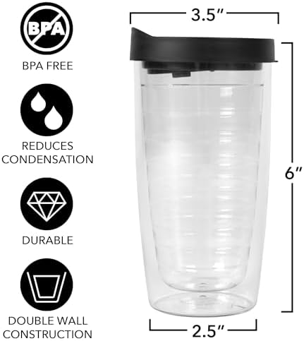 LOGOVISION Smart Toilet-Proof Double-Wall Tumbler