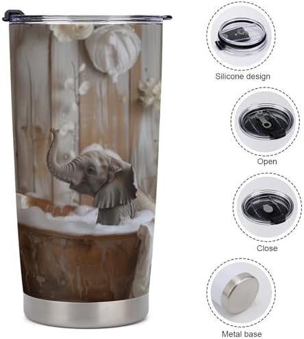 Stylish Stainless Steel Tumbler for portability CoffeeTea