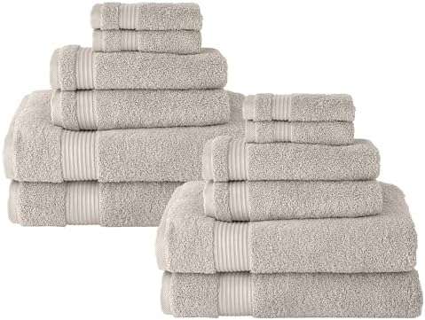 Classic Turkish Towels CTT 12 Piece Family Set