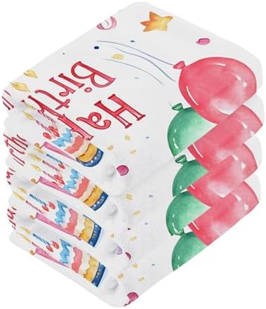 Xigua Watercolor Washcloths Set of 2 - 12x12 Inch
