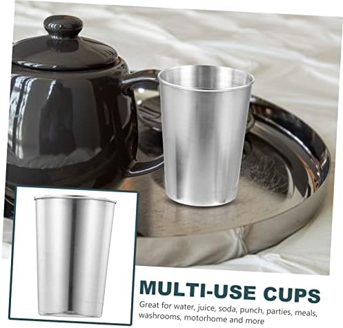 Cabilock Silver Tumbler 180ml Stainless Steel Water Cup