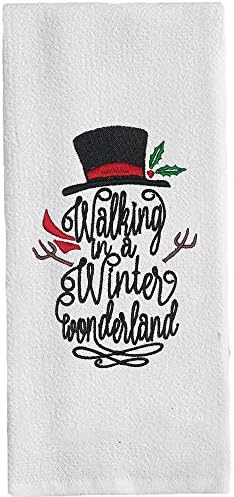 Walking in a Winter Wonderland - Christmas Bath Towels