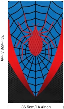 Kids Blue Spider Web Face Towels