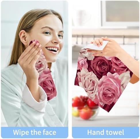 High-Quality Rose Washcloth Reusable 12x12 Towels for Baby Travel