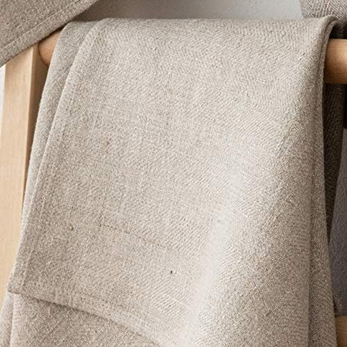 LinenMe Towels - 2 Big Bath Towels 2 Hand Towels Natural